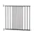 Safetots Barrière Haut Escalier Metal 62,5-106,8 cm Noir