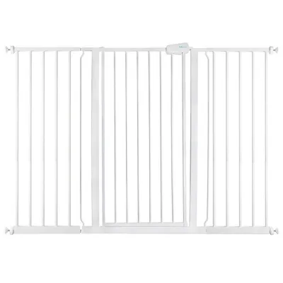 Safetots Barrière de Sécurité Métal Extra Haute 104 cm Blanc Safetots Barrière de Sécurité Métal Extra Haute 104 cm Blanc