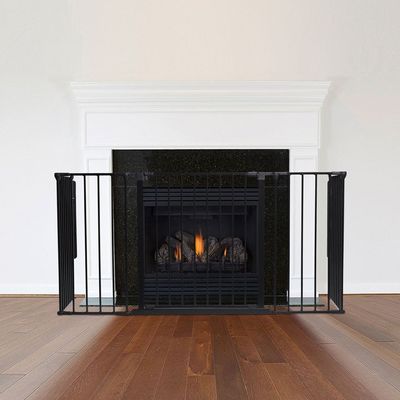 Safetots Pare‑feu Multi‑panneaux 71 x 138 cm, 70 cm de hauteur, Gris