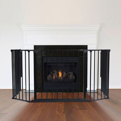 Safetots Pare‑feu Multi‑panneaux 71 x 138 cm, 70 cm de hauteur, Gris