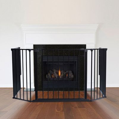 Safetots Pare‑feu Multi‑panneaux 71 x 138 cm, 70 cm de hauteur, Gris