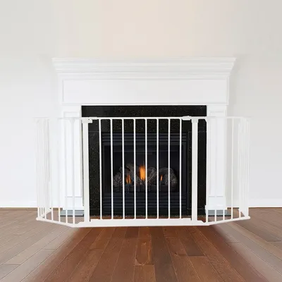 Safetots Pare‑feu Multi‑panneaux 71 x 138 cm, 70 cm de hauteur, Gris