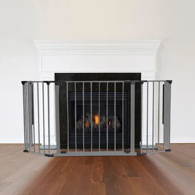 Safetots Pare‑feu Multi‑panneaux 71 x 138 cm, 70 cm de hauteur, Gris