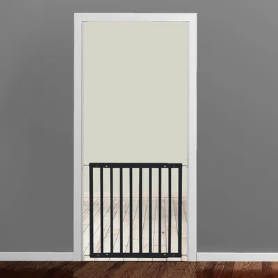 Barrière Safetots haut d'escaliers bois 63,5–105,5 cm noir Barrière Safetots haut d'escaliers bois 63,5–105,5 cm noir