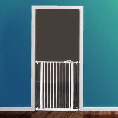 Safetots Barrière Métal Extra Haute Pression 68,5–75 cm 104 cm Blanc
