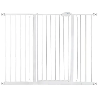 Safetots Barrière de Sécurité Métal Extra Haute 104 cm Blanc Safetots Barrière de Sécurité Métal Extra Haute 104 cm Blanc