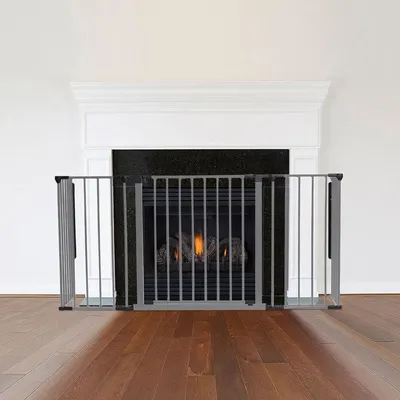 Safetots Pare‑feu Multi‑panneaux 71 x 138 cm, 70 cm de hauteur, Gris