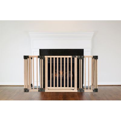 Safetots Pare-feu Bois Multi-panneaux 48 x 200 x 76 cm Naturel