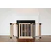 Safetots Pare-feu Multi-panneaux Bois 68x120x76 cm Naturel
