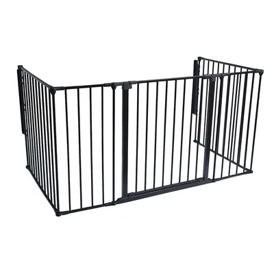 Safetots Garde-feu Multi-panneaux 77 x 138 x 70 cm Noir