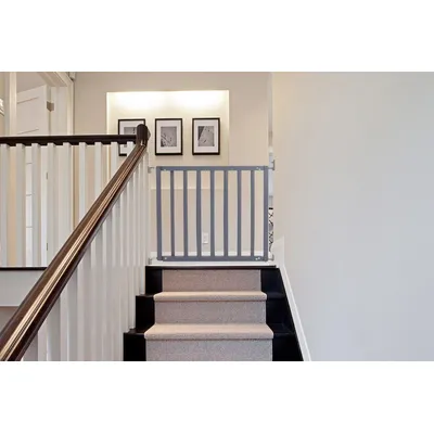 Safetots Barrière Haut Escalier Metal 62,5-106,8 cm Noir