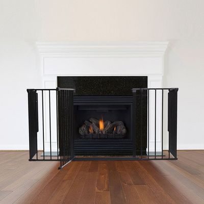 Safetots Pare-feu Multi-panneaux 51cm x 164cm 72cm Haut Noir