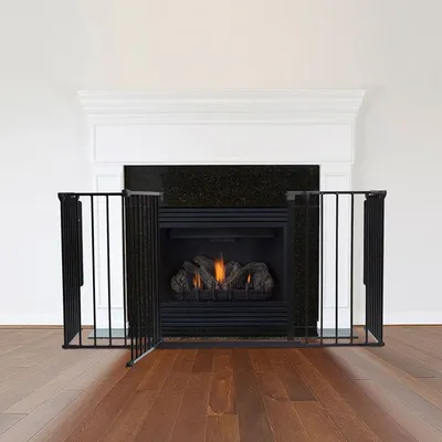 Safetots Pare-feu Multi-panneaux 51cm x 164cm 72cm Haut Noir