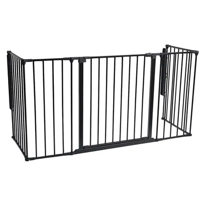 Safetots Pare-feu Multi-panneaux 51cm x 164cm 72cm Haut Noir