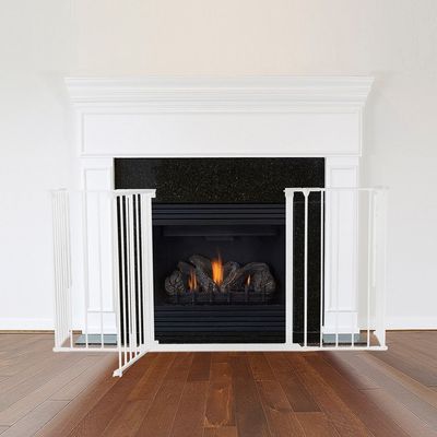 Safetots Pare-feu Multi-panneaux 38 x 138 cm 70 cm Hauteur Blanc