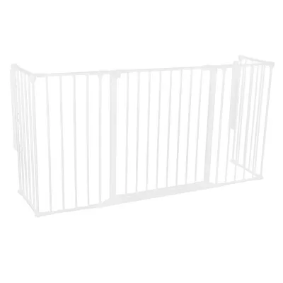 Safetots Pare-feu Multi-panneaux 38 x 138 cm 70 cm Hauteur Blanc