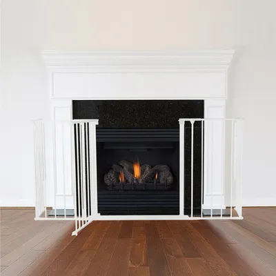 Safetots Pare-feu Multi-panneaux 51 cm x 138 cm, 70 cm Hauteur, Blanc