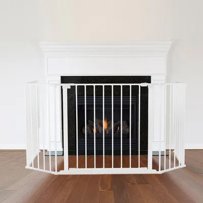 Safetots Pare-feu Multi-panneaux 88x104x70 cm Blanc