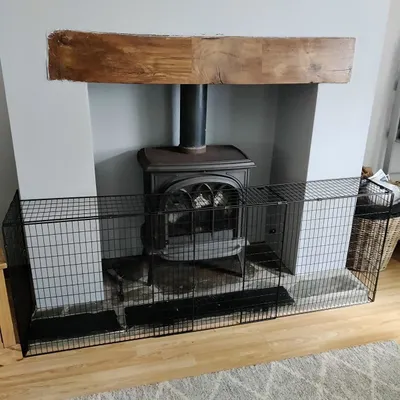 Safetots Pare-feu Original, Barrière de Sécurité Cheminée 84,5cm - 155cm Safetots Pare-feu Original, Barrière de Sécurité Cheminée 84,5cm - 155cm