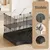 SONGMICS Parcs de jeu, Tapis Imperméable, Double Porte SONGMICS Parcs de jeu, Tapis Imperméable, Double Porte