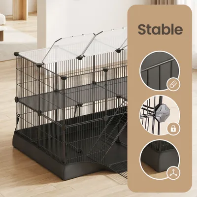 SONGMICS Parcs de jeu, Tapis Imperméable, Double Porte SONGMICS Parcs de jeu, Tapis Imperméable, Double Porte