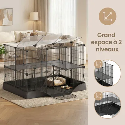 SONGMICS Parcs de jeu, Tapis Imperméable, Double Porte SONGMICS Parcs de jeu, Tapis Imperméable, Double Porte