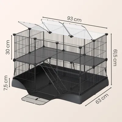 SONGMICS Parcs de jeu, Tapis Imperméable, Double Porte SONGMICS Parcs de jeu, Tapis Imperméable, Double Porte