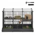 SONGMICS Parcs de jeu, Tapis Imperméable, Double Porte