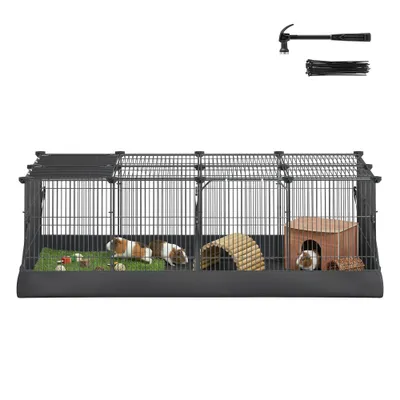 SONGMICS Parcs de jeu, Tapis Imperméable, Double Porte