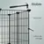 SONGMICS Parcs de jeu, Tapis Imperméable, Double Porte
