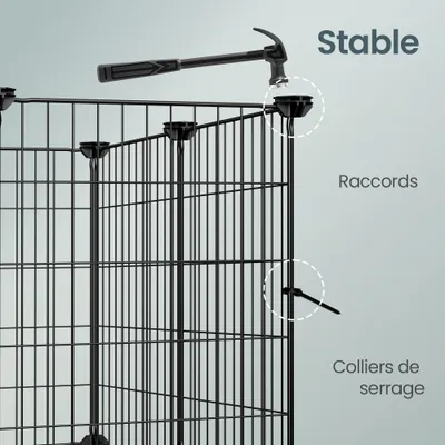 SONGMICS Parcs de jeu, Tapis Imperméable, Double Porte