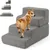 GIANTEX Hundetreppe, 4 Stufen, Rutschfest, Aus Weichem Fleece, Waschbar GIANTEX Hundetreppe, 4 Stufen, Rutschfest, Aus Weichem Fleece, Waschbar