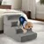 GIANTEX Hundetreppe, 4 Stufen, Rutschfest, Aus Weichem Fleece, Waschbar GIANTEX Hundetreppe, 4 Stufen, Rutschfest, Aus Weichem Fleece, Waschbar