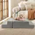 GIANTEX Hundetreppe, 4 Stufen, Rutschfest, Aus Weichem Fleece, Waschbar GIANTEX Hundetreppe, 4 Stufen, Rutschfest, Aus Weichem Fleece, Waschbar