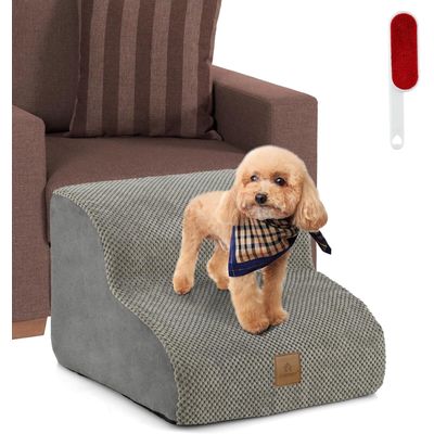 GIANTEX Escalier pour Chiens 2 marches Antidérapant en Mousse Souple