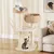 GIANTEX Arbre Chat 104 cm, 4 Niveaux, Tige Massette, Niche, Sisal, Balles GIANTEX Arbre Chat 104 cm, 4 Niveaux, Tige Massette, Niche, Sisal, Balles