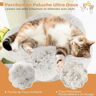 GIANTEX Arbre Chat 135 cm, 5 Niveaux, Sisal, Fleur, Condo, Balle GIANTEX Arbre Chat 135 cm, 5 Niveaux, Sisal, Fleur, Condo, Balle