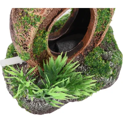 Décoration aquarium amphore cachette poisson avec prise pompe a air Décoration aquarium amphore cachette poisson avec prise pompe a air