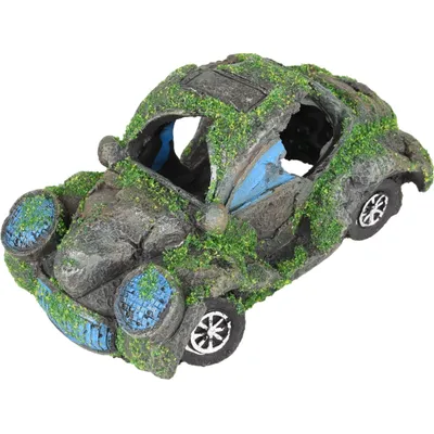 Décoration aquarium voiture scarabée cachette effet mousse Décoration aquarium voiture scarabée cachette effet mousse