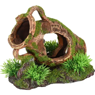Décoration aquarium amphore cachette pour poissons