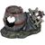 Décoration aquarium tonneau cassé gouvernail cachette pour poisson
