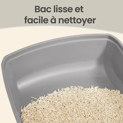 Feandrea Bac à Litière pour Chat Parois Hautes XL avec Pelle Feandrea Bac à Litière pour Chat Parois Hautes XL avec Pelle