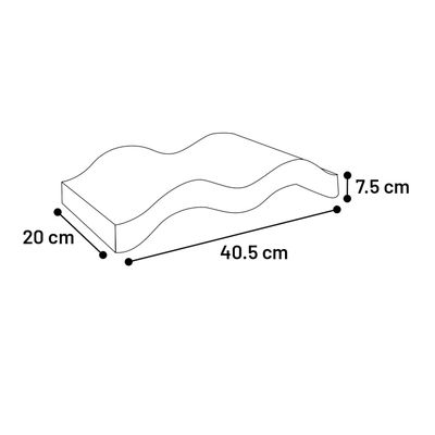 Carton a Griffer pour Chat 20 x 40 cm Vague Double Face