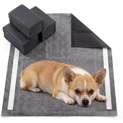 GIANTEX 150 pcs Alese Jetable Chien 60 x 60cm au Charbon 6 Couches Étanches