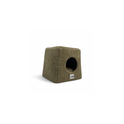 Mon Ami Luki - Refuge forme cube antiderapant velours cotele