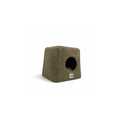 Mon Ami Luki - Refuge forme cube antiderapant velours cotele