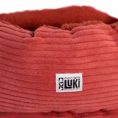 Mon Ami Luki - Refuge forme pantoufle antidérapant velours cotelé
