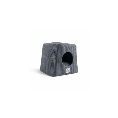 Mon Ami Luki - Refuge forme cube antiderapant velours cotele