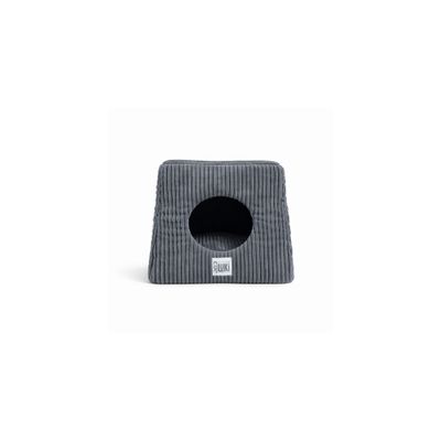 Mon Ami Luki - Refuge forme cube antiderapant velours cotele