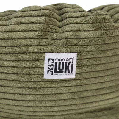 Mon Ami Luki - Refuge forme pantoufle antiderapant velours cotele